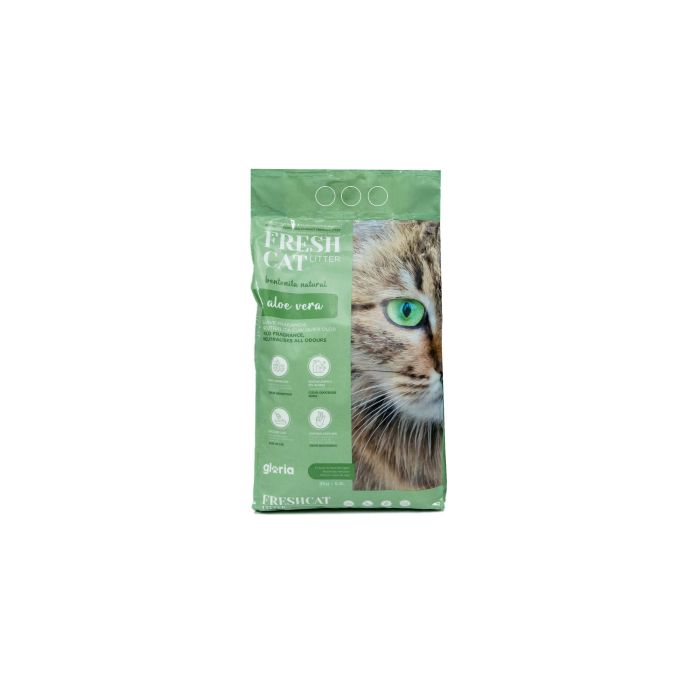 Gloria Arena Aglomerante para Gatos Premium Bentonita 100% Natural con Aloe Vera 5 kg (5.8L) | Aglomeración Rápida y Olor Fresco Gloria Arena Aglomerante para Gatos Premium Bentonita 100% Natural con Aloe Vera 5 kg (5.8L) | Aglomeración Rápida y Olor Fresco