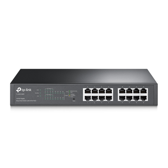TP-Link TL-SG1016PE Gestionado L2 Gigabit Ethernet (10/100/1000) Energía sobre Ethernet (PoE) 1U Negro TP-Link TL-SG1016PE Gestionado L2 Gigabit Ethernet (10/100/1000) Energía sobre Ethernet (PoE) 1U Negro