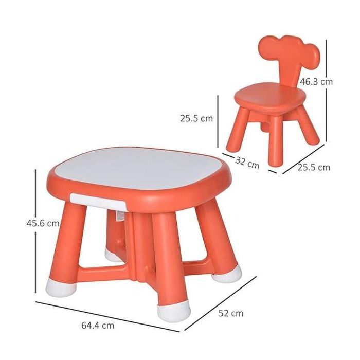 Set de mesa + dos sillas 64*52*45,5 cm 2 Set de mesa + dos sillas 64*52*45,5 cm 2