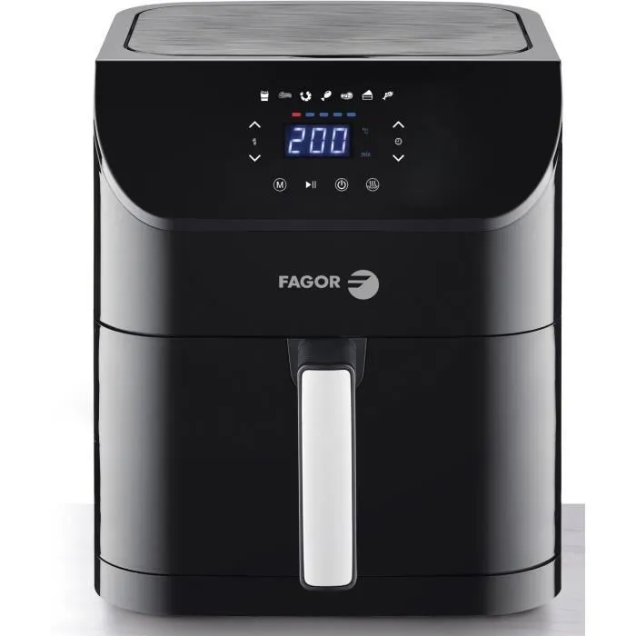 Fagor Freidora sin Aceite Airfryer XL FAG3508510692038 8L 1800W Pantalla Táctil 7 Programaciones Negra 1