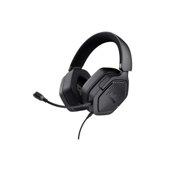 Trust Gaming Auriculares Gaming GXT 492 Carus con Micrófono Jack 3.5 Negros para PC Consolas