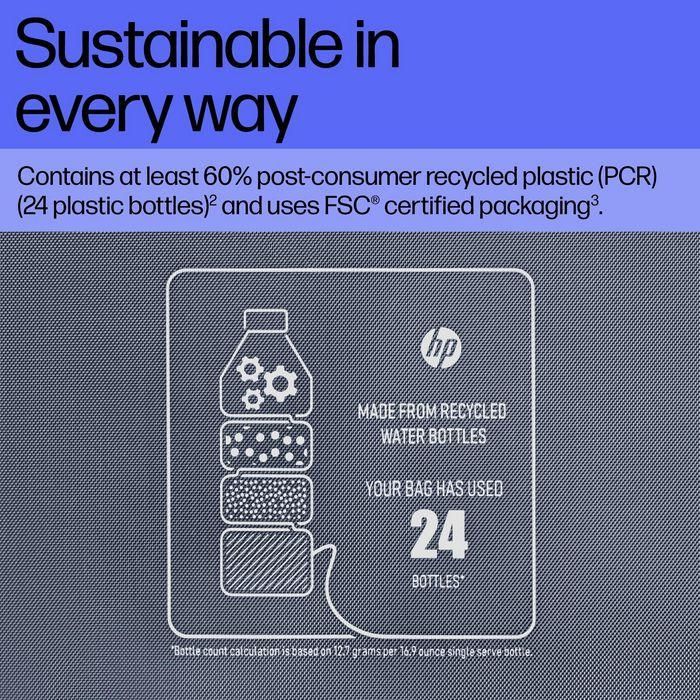 HP Funda para portátil Everyday de 16 pulgadas, protección duradera, fabricada con materiales reciclados 7