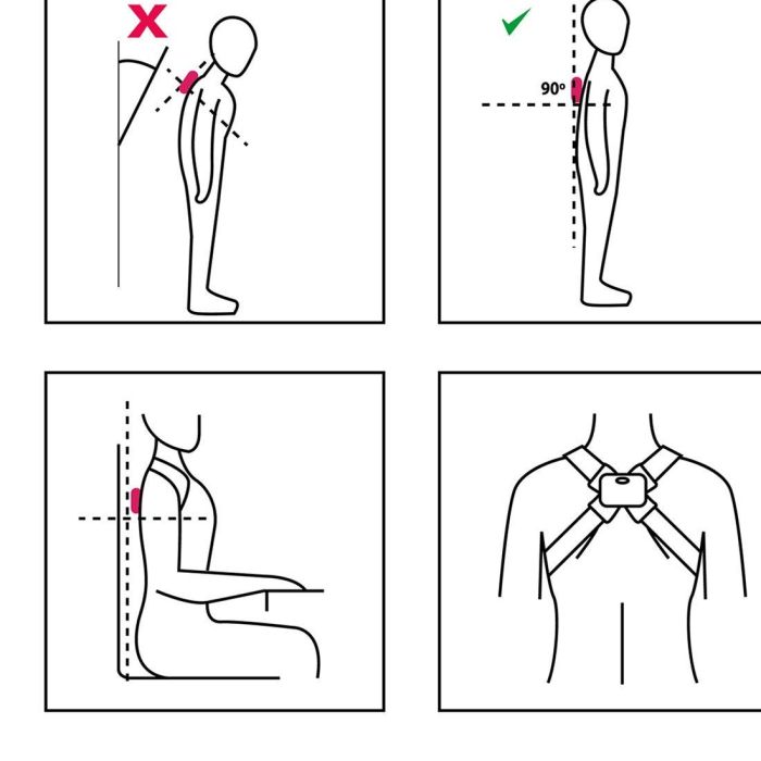 Entrenador de Postura Inteligente Recargable con Vibración Viback InnovaGoods 2 Entrenador de Postura Inteligente Recargable con Vibración Viback InnovaGoods 2