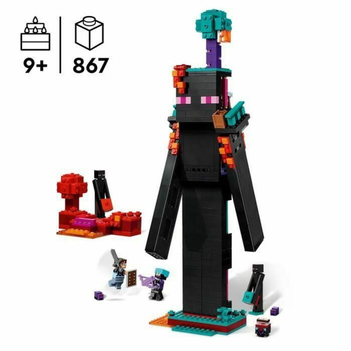 LEGO 21279 Minecraft Torre del Enderman - Set de construcción para niños a partir de 9 años 5