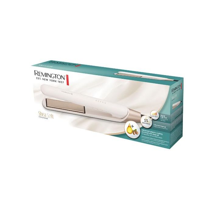 Remington S4740 Plancha de Pelo con Tecnología Cerámica Suave de Karité y Calentamiento Rápido 3 Remington S4740 Plancha de Pelo con Tecnología Cerámica Suave de Karité y Calentamiento Rápido 3
