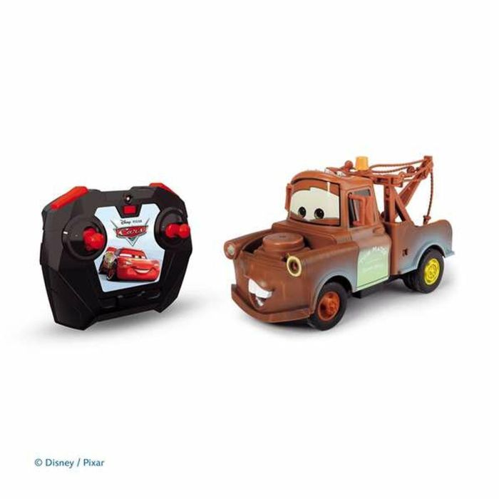 Smoby Coche Teledirigido Mater Cars Turbo Racer Escala 1:24 con Sonido y Mando para Niños +3 Años 3