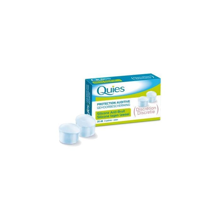 Quies Tapones Antiruido de Silicona 6 Unidades