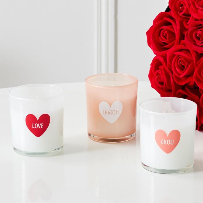 The Concept Factory Vela Perfumada Corazón y Joya Colección Bougie Surtidos Chou, Love, Chaton 120g 20h 6