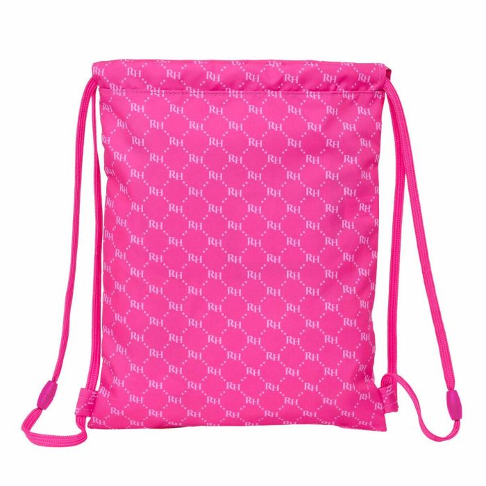 Mochila Saco Infantil Rainbow High Fucsia 26 x 34 x 1 cm 3