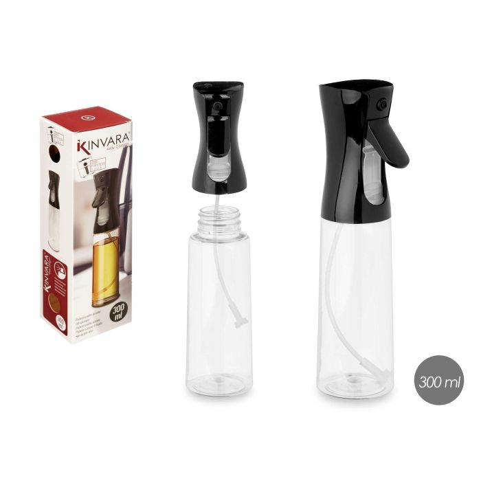 Pulverizador Aceite Negro 300 ml Kinvara - 8x24x6 cm (12 Unidades) Pulverizador Aceite Negro 300 ml Kinvara - 8x24x6 cm (12 Unidades)