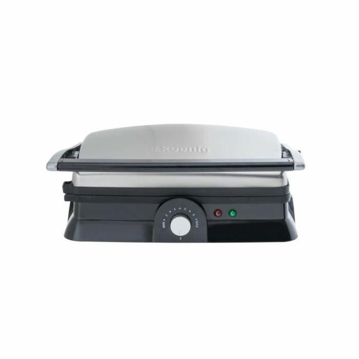 Plancha eléctrica para carne H.KoeNIG GR20 - Acero inoxidable y negro 2 Plancha eléctrica para carne H.KoeNIG GR20 - Acero inoxidable y negro 2