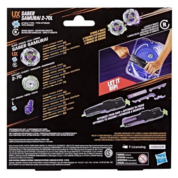Hasbro G1862 Beyblade X Lanzador Premium Grip + Peonza Victory Grip Colección, Idiomas Español/Inglés +8 Años 5 Hasbro G1862 Beyblade X Lanzador Premium Grip + Peonza Victory Grip Colección, Idiomas Español/Inglés +8 Años 5