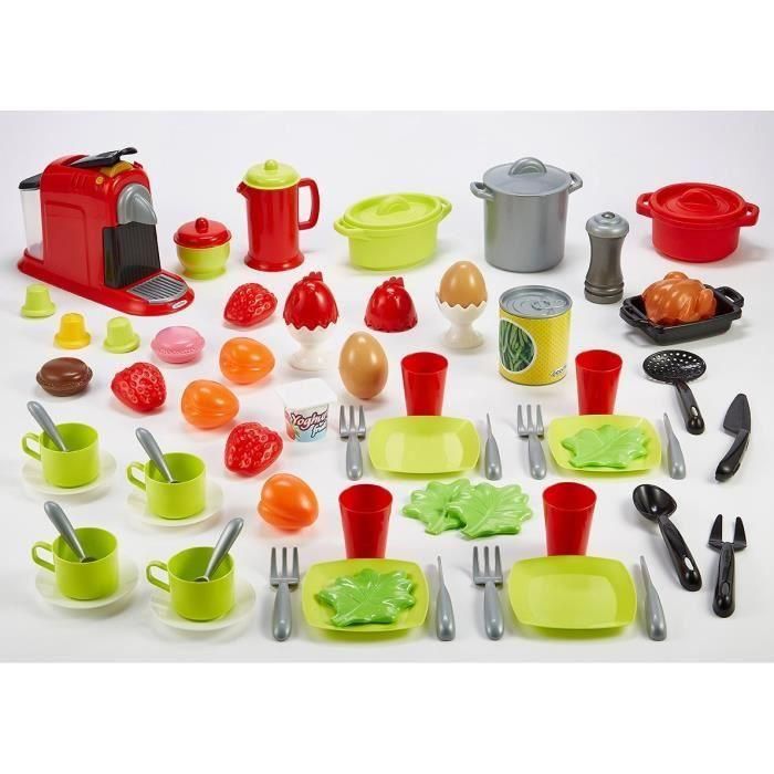 Ecoiffier Juego de Comedor de 70 Piezas - Accesorios para Niños a partir de 18 Meses 2 Ecoiffier Juego de Comedor de 70 Piezas - Accesorios para Niños a partir de 18 Meses 2