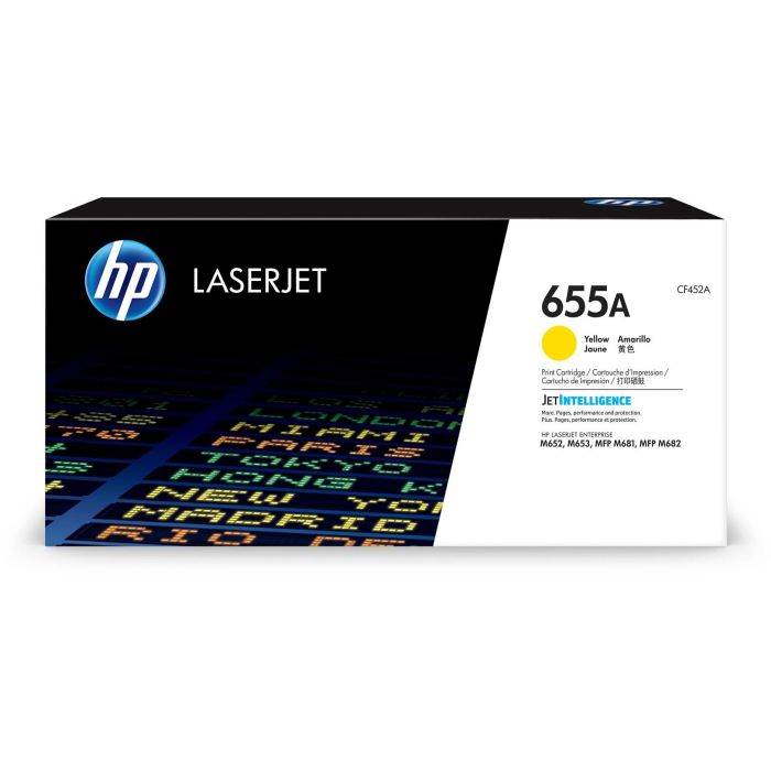 HP LaserJet Enterprise M652 Toner Amarillo 655A