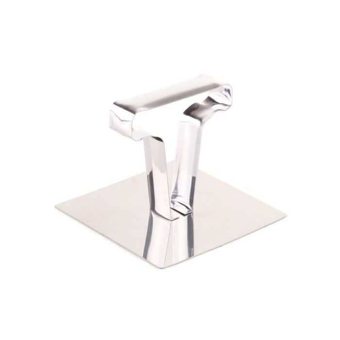 Five Simply Smart Set 3 Moldes para Emplatar de Acero Inoxidable, Redondos Ø8x4cm y Cuadrados 8x8x4cm - Surtido 2