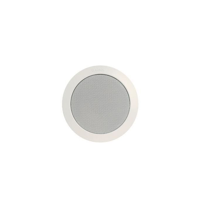 Bosch Altavoz de Techo de 6W para Voz y Música, Fácil Instalación, Abrazaderas, Metal, Blanco, Certificación EN54-24