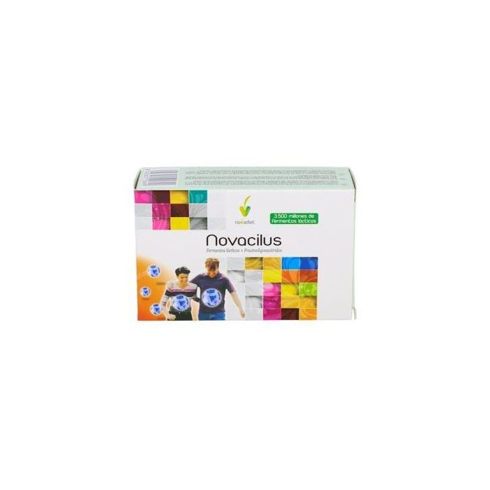 NOVADIET Novacilus 30 Cápsulas Suplemento con Probióticos para la Microflora Intestinal