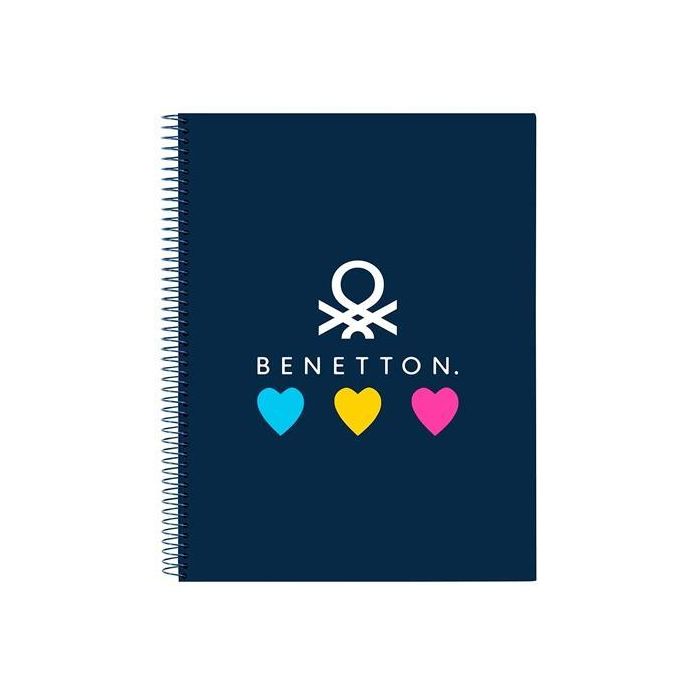 Safta Bloc A4 Micro 120H 5x5 T-Duras Forradas Benetton "Love" Safta Bloc A4 Micro 120H 5x5 T-Duras Forradas Benetton "Love"