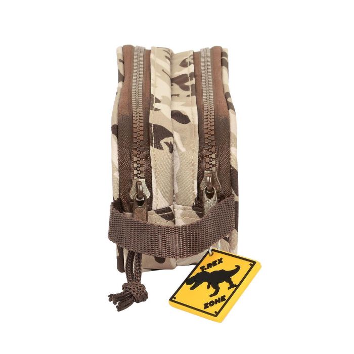 Portatodo Doble Jurassic World Dominion Marrón (21 x 8 x 6 cm) 2 Portatodo Doble Jurassic World Dominion Marrón (21 x 8 x 6 cm) 2