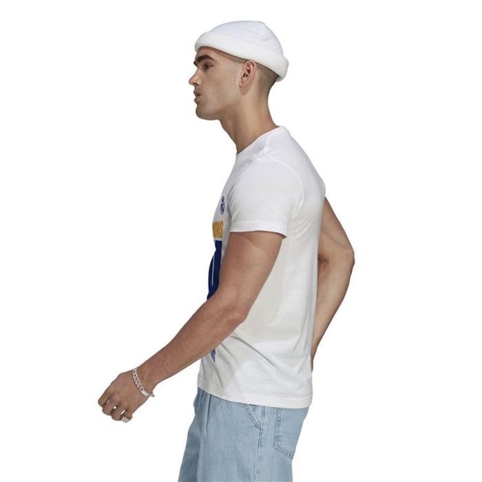 Camiseta de Manga Corta Hombre Real Madrid C.F. Champions 2022 Blanco 3
