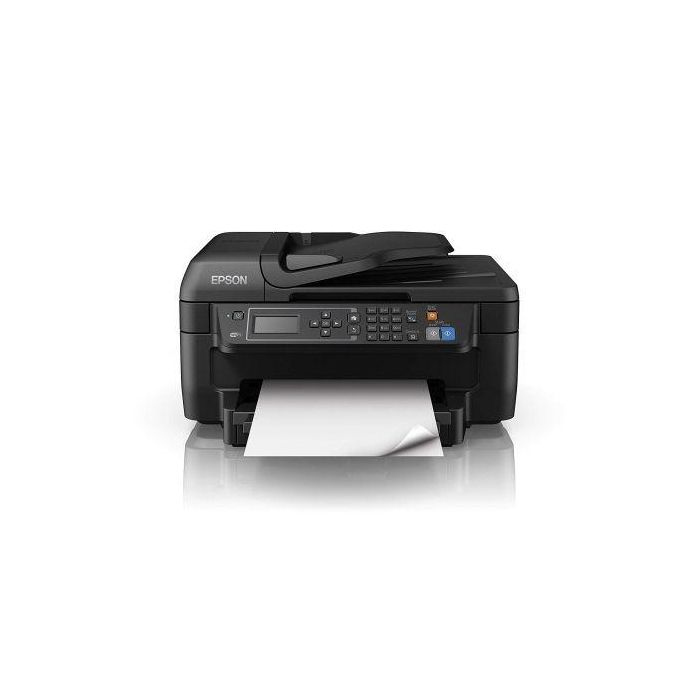 MULTIFUNCIÓN EPSON WIFI CON FAX WORKFORCE WF-2750DWF - 33/20 PPM BORRADOR - DUPLEX - SCAN 1200X2400PPP - USB - CART. 16 BK/C/M/Y /XL 2