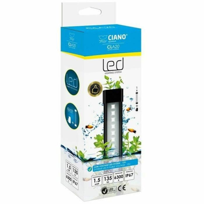 CIANO CLA60 PLANTAS Rampa led 8W + transformador planta especial para aqua 60 y aqua 80 CIANO