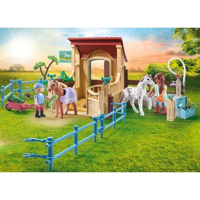 PLAYMOBIL 71494 Jinetes con cajón y ponis 1 PLAYMOBIL 71494 Jinetes con cajón y ponis 1