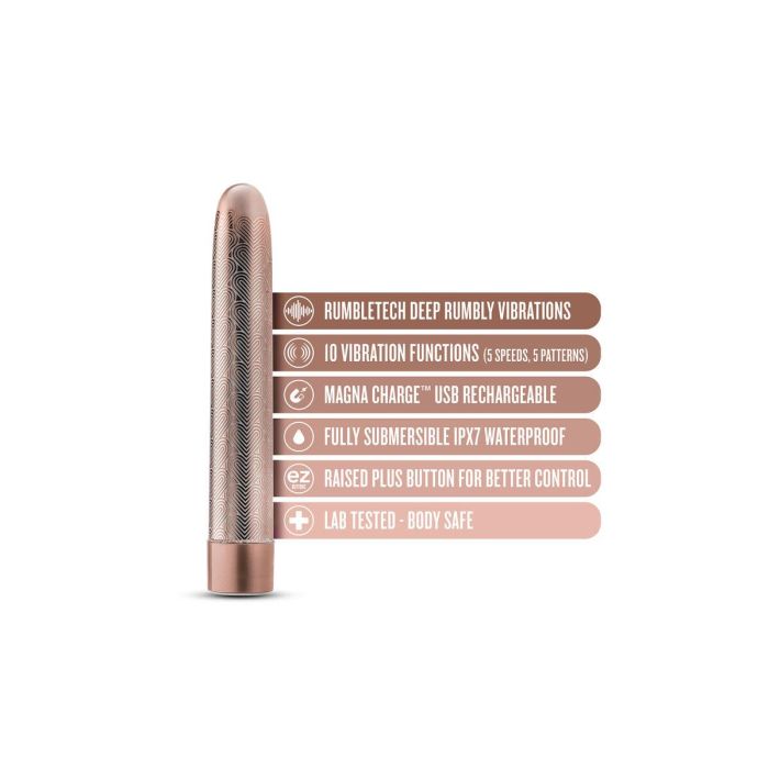 Bala Vibradora Blush The Collection Rosa 6 Bala Vibradora Blush The Collection Rosa 6