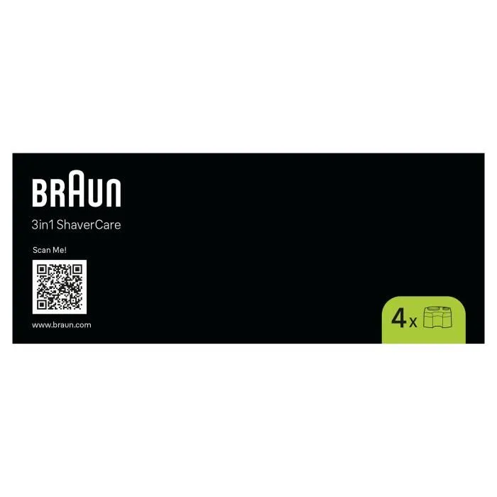 Braun BRA1710895498711 Cartucho de limpieza Clean & Renew para estación SmartCare, Paquete de 4 3