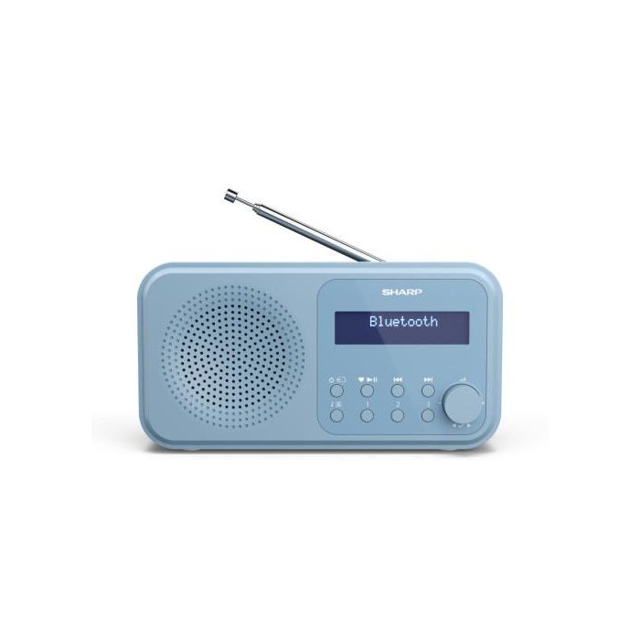 Sharp DR-P420(BL) Radio Portátil Digital Azul con DAB, DAB+, FM y Bluetooth 5.0 Sharp DR-P420(BL) Radio Portátil Digital Azul con DAB, DAB+, FM y Bluetooth 5.0