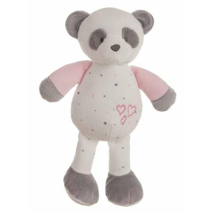 Peluche extrasuave baby panda rosa 28 cm