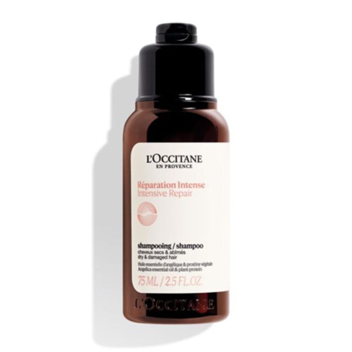 L'Occitane En Provence AROMACOLOGÍA Champú Reparador Intenso para Cabello Dañado, Antirrotura e Hidratante, Sin Siliconas, 75 ml