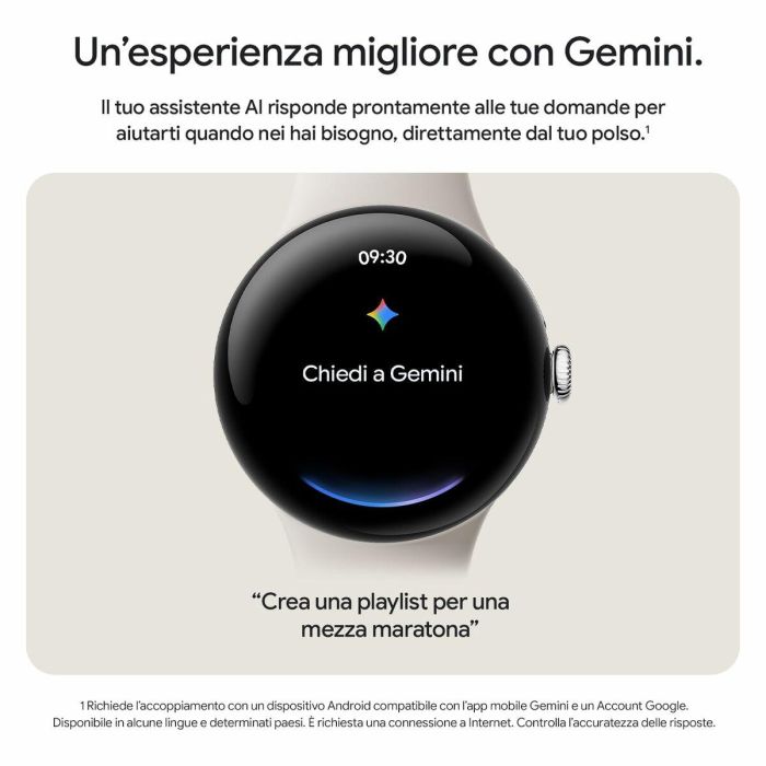 Smartwatch Google GA05785-DE Negro 1,4" 45 mm 11