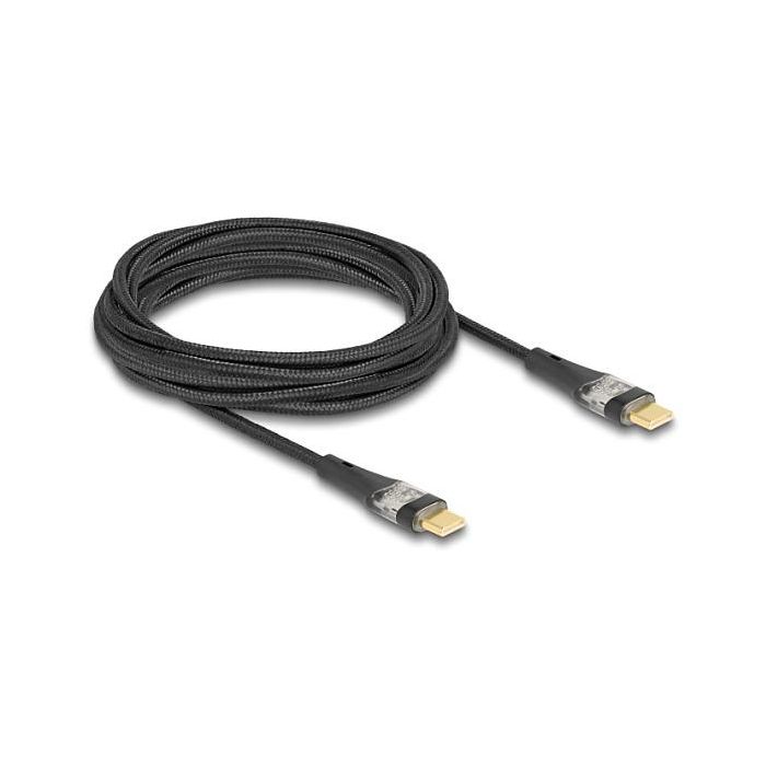 DeLOCK Cable USB Tipo C a Tipo C, USB 2.0, Transparente, Carga Rápida PD 3.0 100W, Transferencia de Datos 480 Mbps, Longitud 3 m 0 DeLOCK Cable USB Tipo C a Tipo C, USB 2.0, Transparente, Carga Rápida PD 3.0 100W, Transferencia de Datos 480 Mbps, Longitud 3 m 0