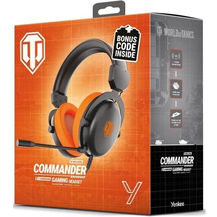 Auriculares para juegos - COMMANDER - YENKEE - YHP WT300 1 Auriculares para juegos - COMMANDER - YENKEE - YHP WT300 1