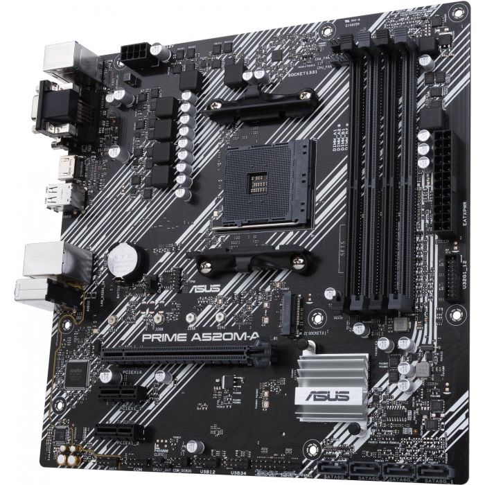 Asus Prime A520M-A II/CSM Placa Base Socket AM4 Micro ATX A520 para AMD Ryzen 3000/4000/5000, M.2, USB 3.2 Gen 1, CSM 5 Asus Prime A520M-A II/CSM Placa Base Socket AM4 Micro ATX A520 para AMD Ryzen 3000/4000/5000, M.2, USB 3.2 Gen 1, CSM 5