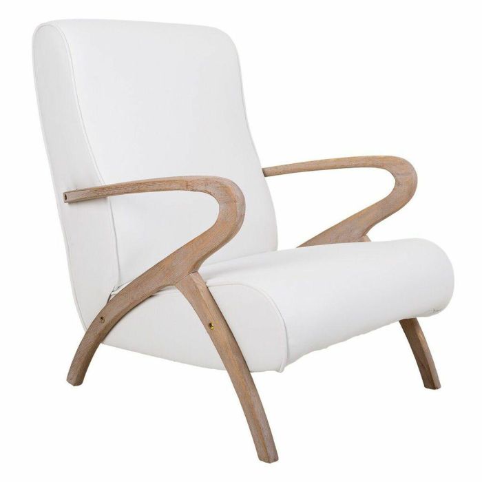 Sillón Alexandra House Living Blanco 55 x 85 x 57 cm Tapizado Polipiel 0 Sillón Alexandra House Living Blanco 55 x 85 x 57 cm Tapizado Polipiel 0