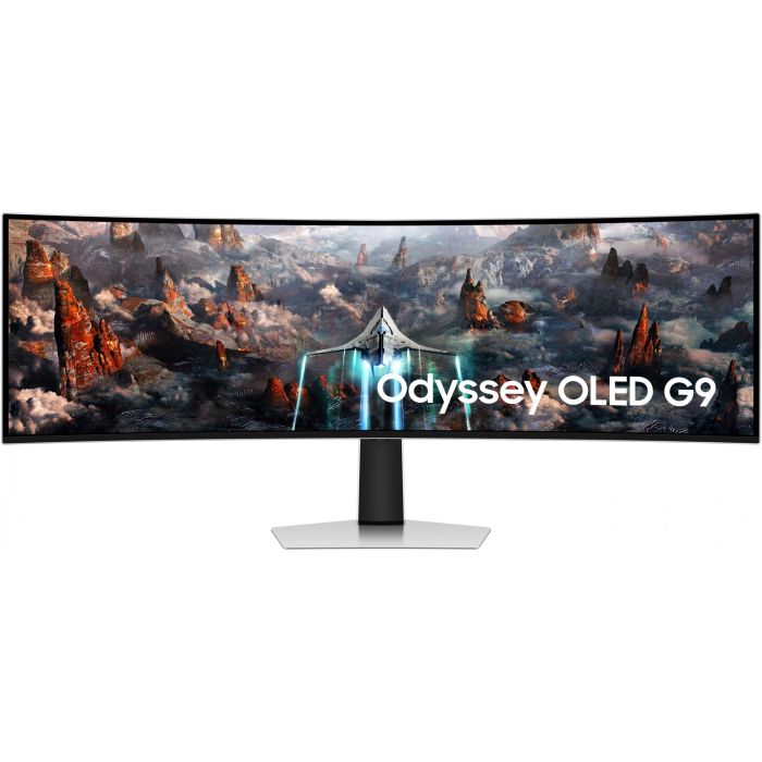 Samsung G93SC 49" Curvo OLED Dual QHD 5120x1440 240Hz 0.03ms DisplayHDR400 G-SYNC FreeSync Premium Pro Monitor Gaming 1
