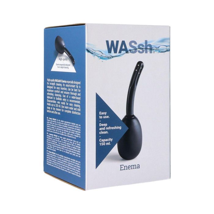 Lavativa Con Tapón Anal Expandible Virgite Negro 150 ml 3 Lavativa Con Tapón Anal Expandible Virgite Negro 150 ml 3