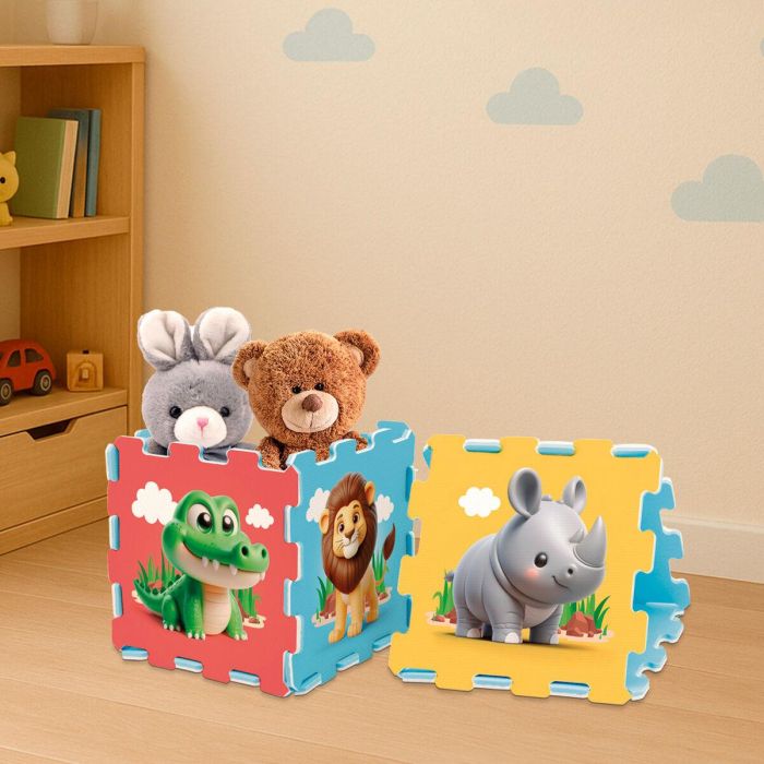 Alfombra de Puzzle Colorbaby Plástico EVA 114 x 58 cm 8 Piezas (4 Unidades) 1 Alfombra de Puzzle Colorbaby Plástico EVA 114 x 58 cm 8 Piezas (4 Unidades) 1