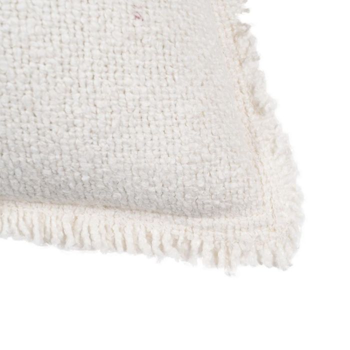 Cojín Blanco Algodón-Poliéster 50 X 30 cm