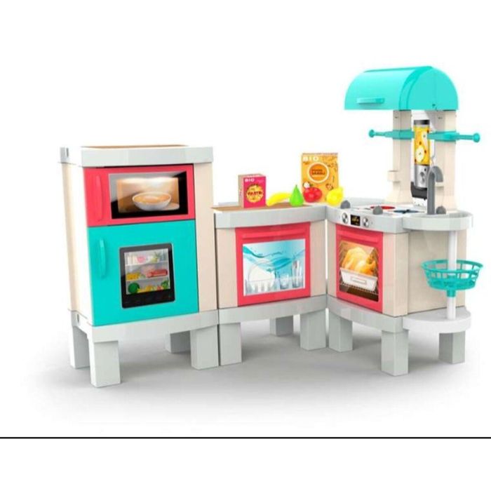 Cocina kitchen XL con luces y sonidos, transformable en barbacoa y 3 formatos diferentes de montaje 121x95x100 cm 1 Cocina kitchen XL con luces y sonidos, transformable en barbacoa y 3 formatos diferentes de montaje 121x95x100 cm 1