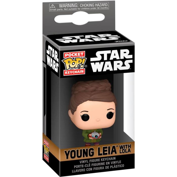 Llavero Pocket POP Star Wars Obi-Wan Kenobi 2 Young Leia Organa 1