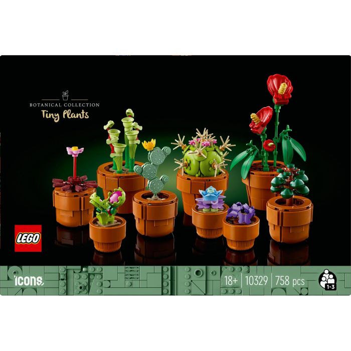 LEGO 10329 Plantas Diminutas Icons: Set de Construcción Adorno Floral para Adultos, 9 Especies Exóticas Sin Mantenimiento 13 LEGO 10329 Plantas Diminutas Icons: Set de Construcción Adorno Floral para Adultos, 9 Especies Exóticas Sin Mantenimiento 13