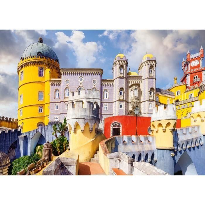 Ravensburger 12001314 Puzzle Palacio Nacional de Pena Portugal Colección Highlight 1000 Piezas 14 Años