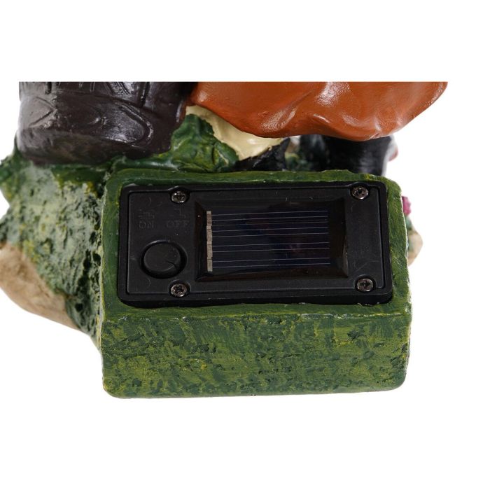 DKD Home Decor Figura Gnomo Decorativa Luminosa Solar LED Resina Multicolor 11x15.2x11.5cm (2 Unidades) 2 DKD Home Decor Figura Gnomo Decorativa Luminosa Solar LED Resina Multicolor 11x15.2x11.5cm (2 Unidades) 2