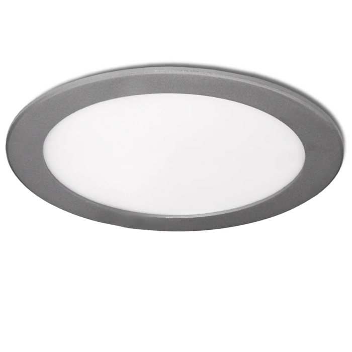 GR-RDP1305-18W-W Placa LED Circular 18W 1800Lm 4200K 40.000H Ultra Fina 225mm Aluminio IP25 Driver Incluido 1