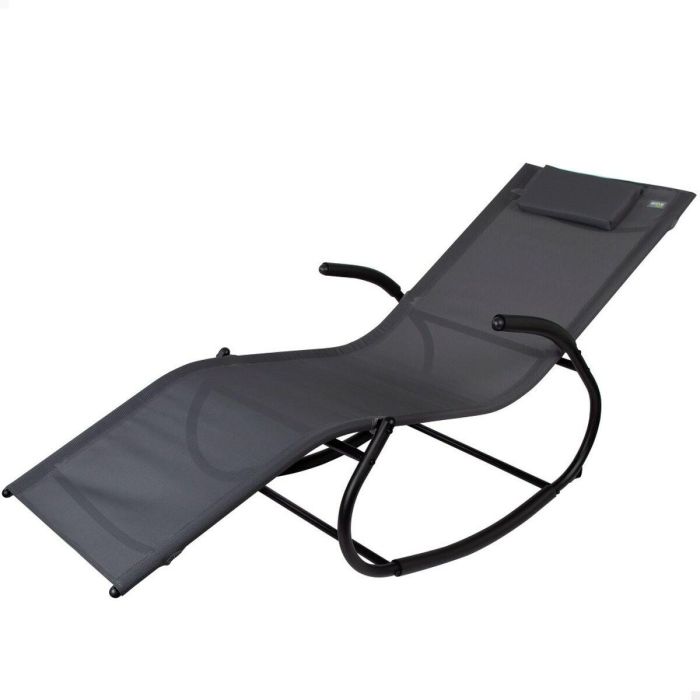 Tumbona Aktive 172 x 75 x 53 cm Negro 0 Tumbona Aktive 172 x 75 x 53 cm Negro 0