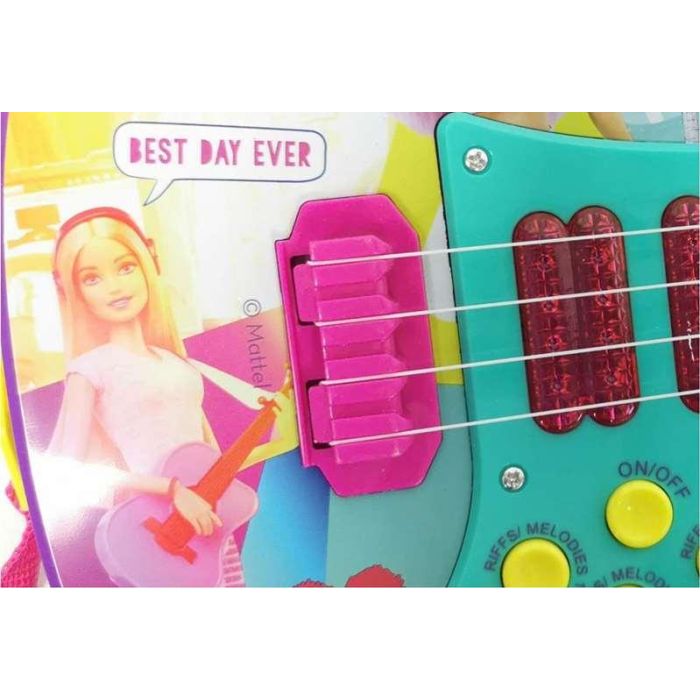 Guitarra Electronica Con Luz Barbie 4410 Reig 5