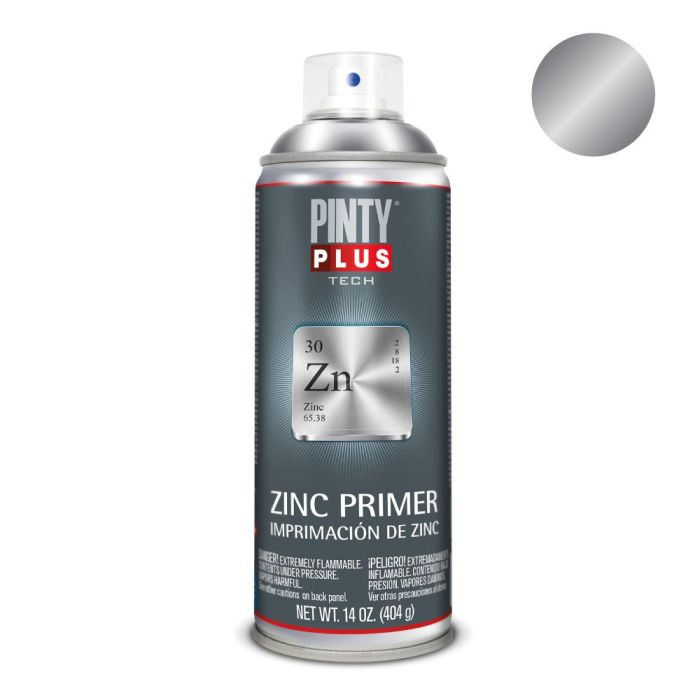 Pinty Plus Pintura en spray tech zinc galvánico 520cc Z169